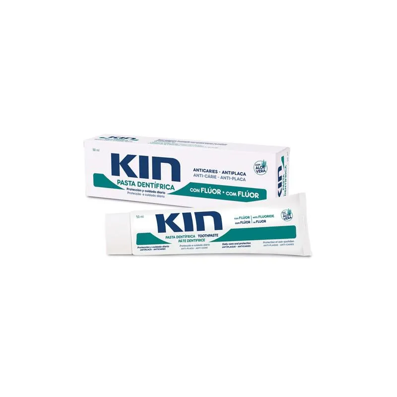 Dentifricio Kin con fluoro e aloe vera 50 ml