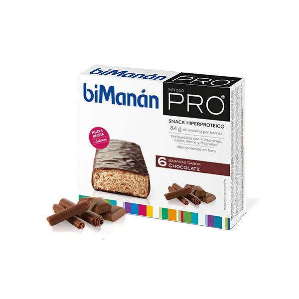 Barrette Bimanán Pro Choco 6 unità