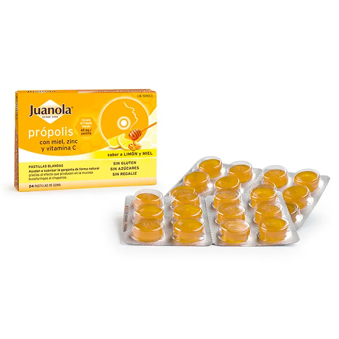 Juanola Propoli Miele Zinco Vitamina C 24U