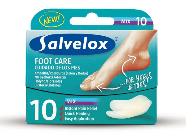 Salvequick Foot Care Mix Blister 10 unità