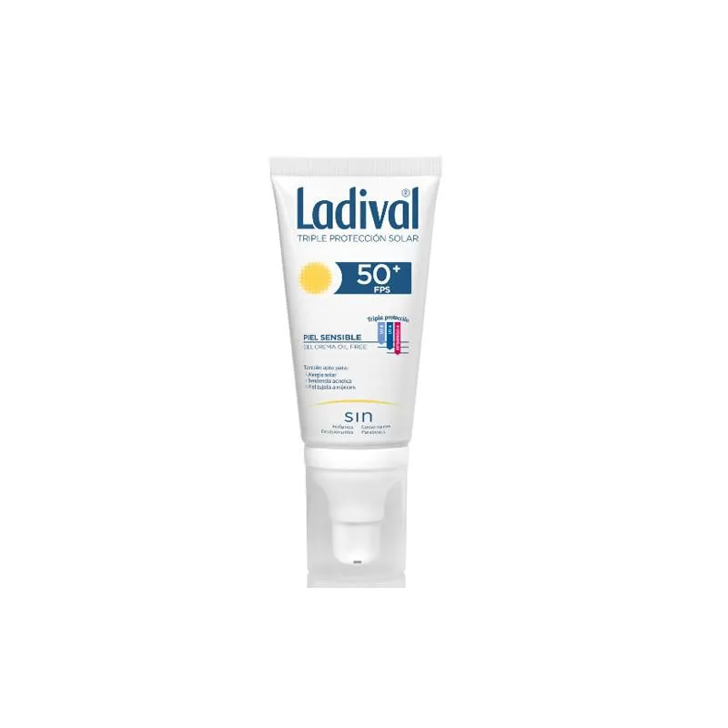 Ladival Piel Sensible Spf 50 Gel Viso 50 ml