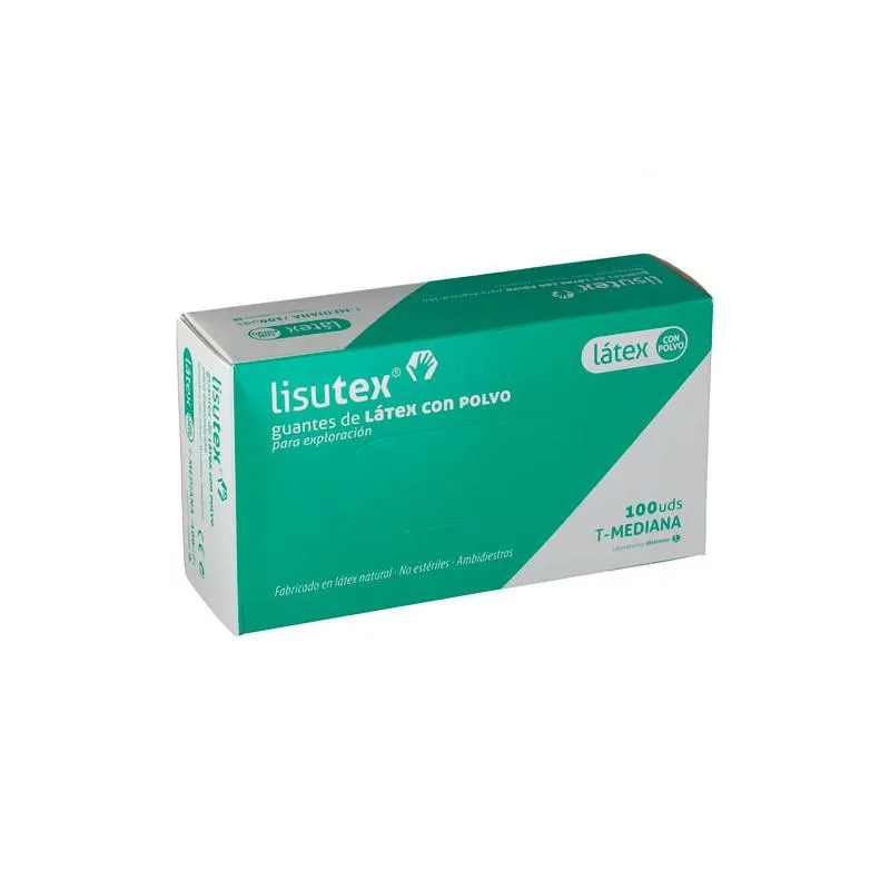 Guanti in lattice Lisutex 100 unità taglia media