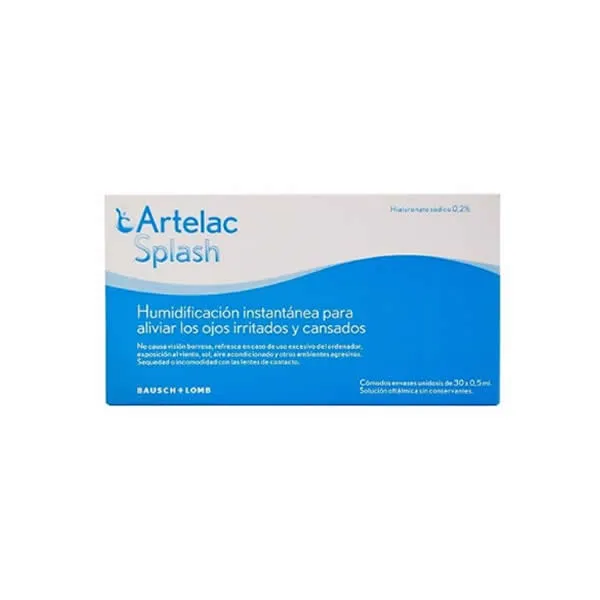 Artelac Splash Dry Eye Drops 0,5 ml 30 unità monodose