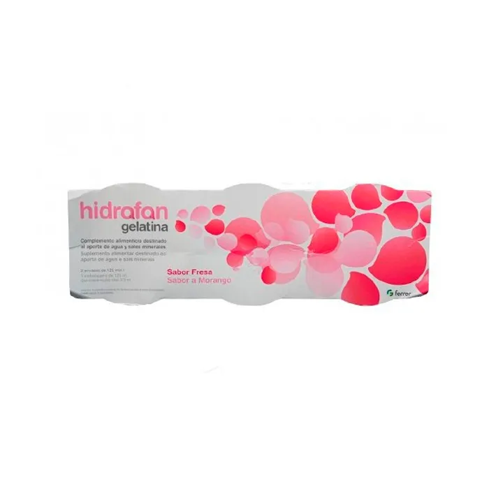 Gelatina di fragole Hidrafan 125 ml 3 barattoli