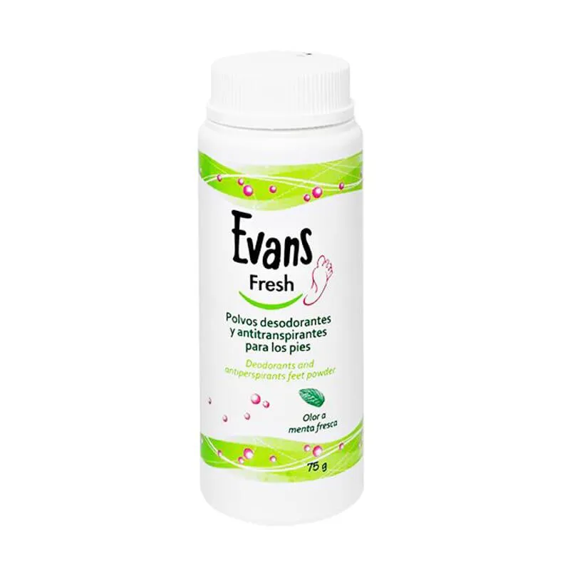 Evans Fresh Deodorante per i piedi in polvere 75 g