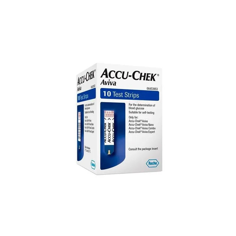 Roche Accu Chek Aviva 10 unità