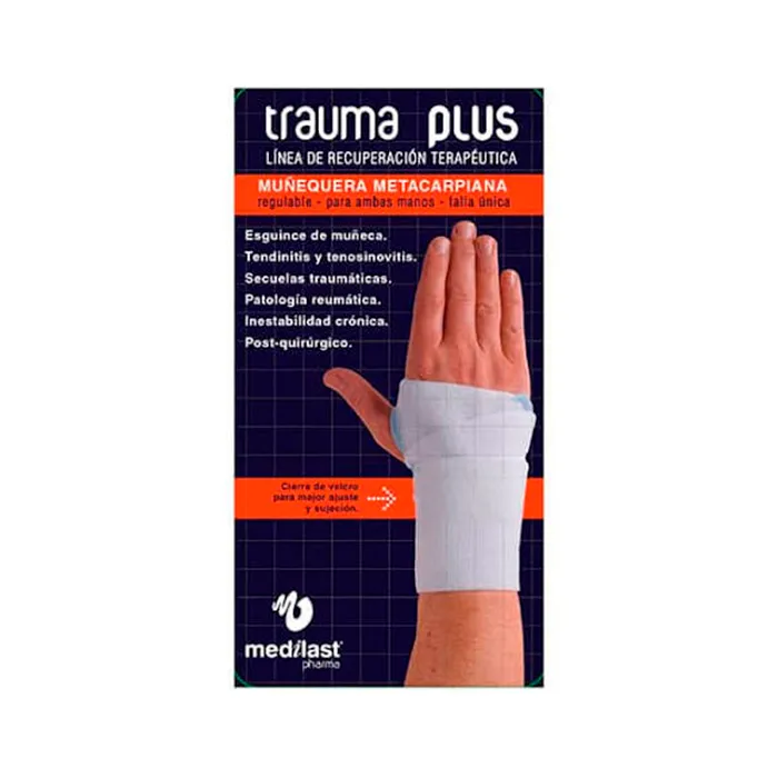 Ortesi metacarpale per polso Medilast Trauma Plus White