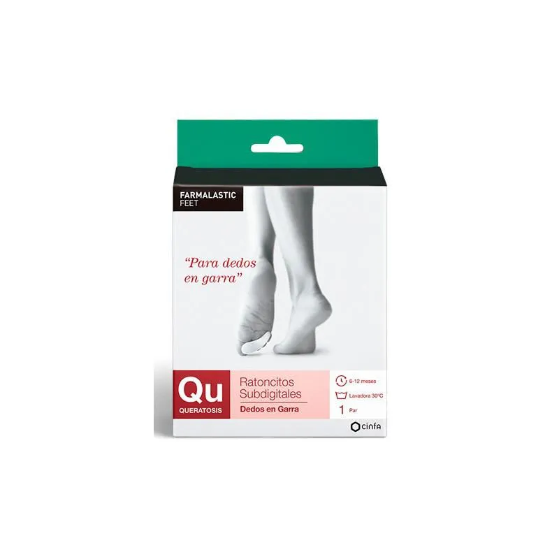 Topi subdigitali Farmalastic con dita artigliate, taglia P