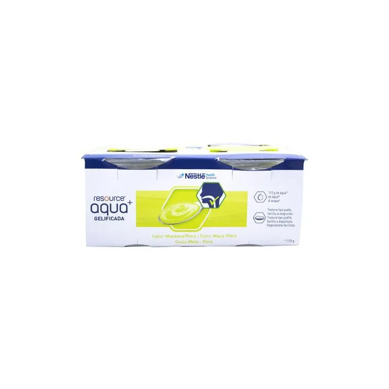 Meritene Nestlé Resource Acqua Gelificata Manzana-Pera 4 uts