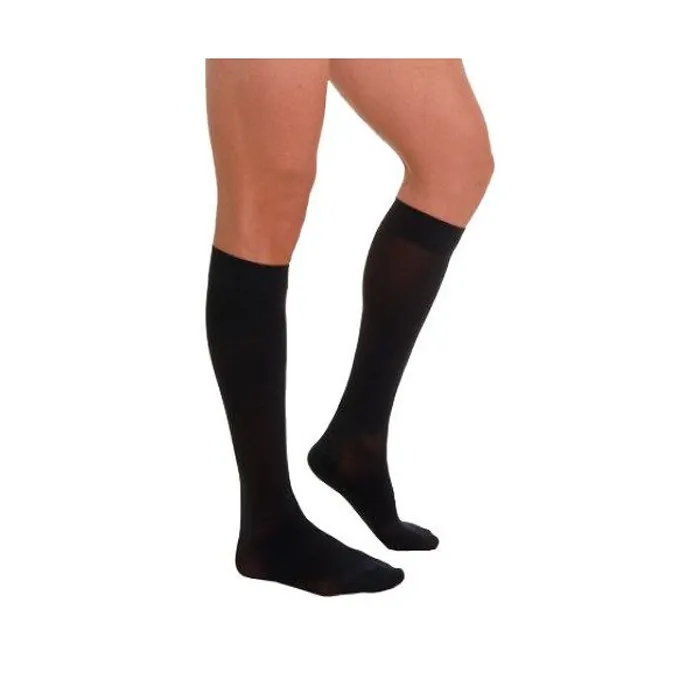 Calzino in cotone Medilast Relax con TL argento