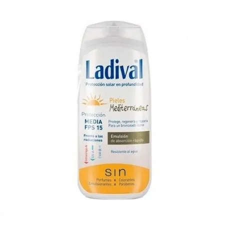 Crema solare per la pelle mediterranea SPF15 200ml Ladival