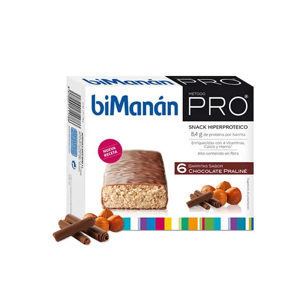 Bimanán Pro Praline Chocolate Bars 6 pezzi