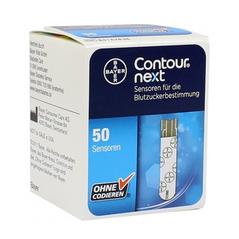 Contour Blood Glucose Test Strips 50U Image 1