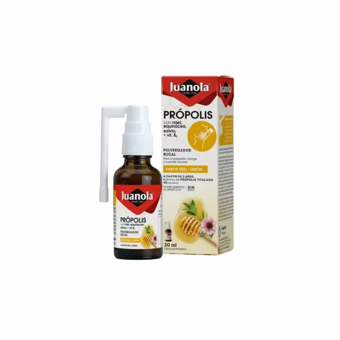 Spray Buccal au Miel, à L'échinacée, à la Sauge et à la Vitamine B3 30 ml
