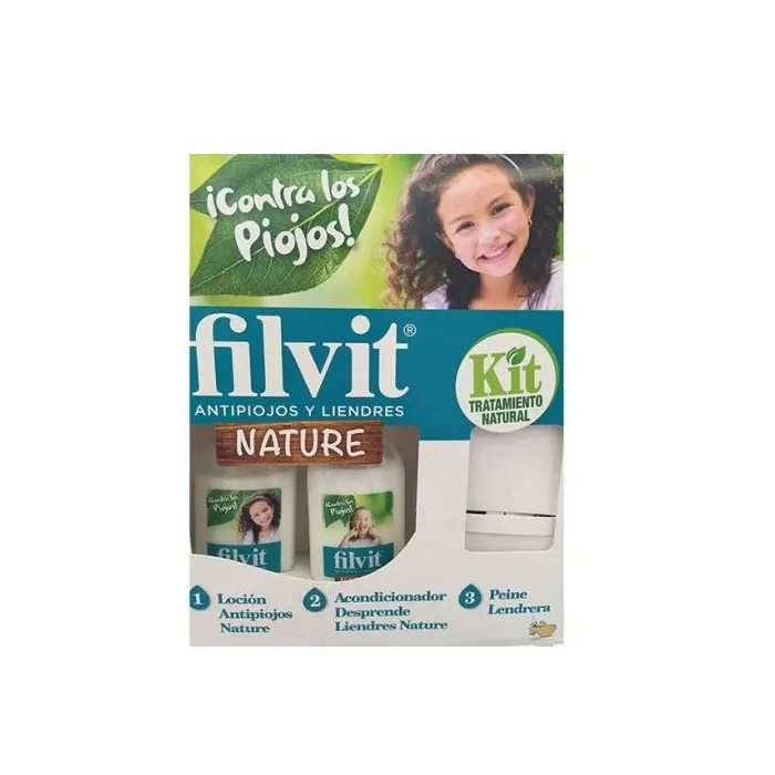 Filvit Nature Lozione Anti-Pidocchi 125ml Set 2 Pezzi