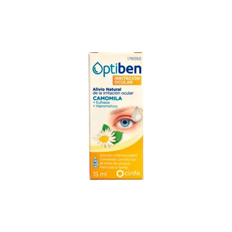 Optiben Irritated Eyes Flacone sterile per secchezza oculare da 15 ml
