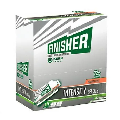 Kern Pharma Finisher Intensity Gel Energetico Fresa 12 Geles De 50g
