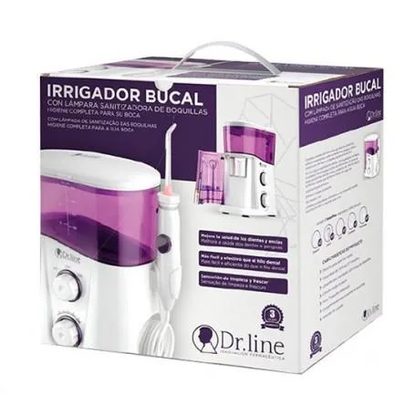 Irrigatore orale Dr. Line con ugello igienizzante leggero di Clarben