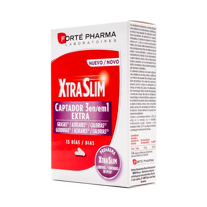 Forté Pharma Xtraslim Captador 3 in 1 60 Capsule