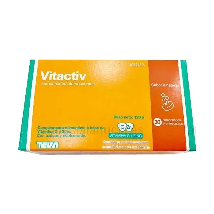 Teva Vitactive 30 Compresse Effervescenti 120g