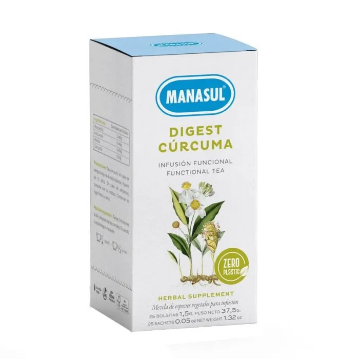 Manaslu Digest Turmeric 25 Tea Sachets 37,5g