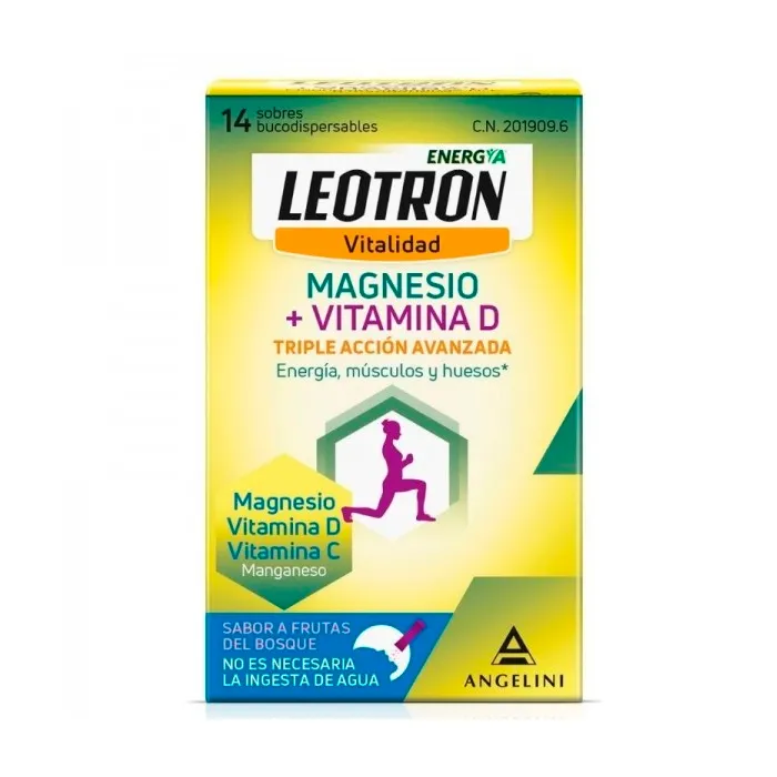 Leotron Vitality Magnesio + Vitamina D 14 Bustine