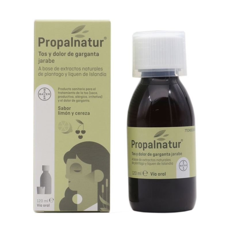 Propalnatur Cough And Sore Throat Syrup Lemon And Cherry Flavor 120ml Image 1