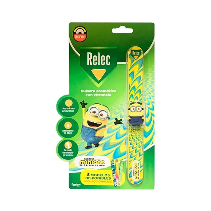 Braccialetto antizanzare Relec Minions 1U