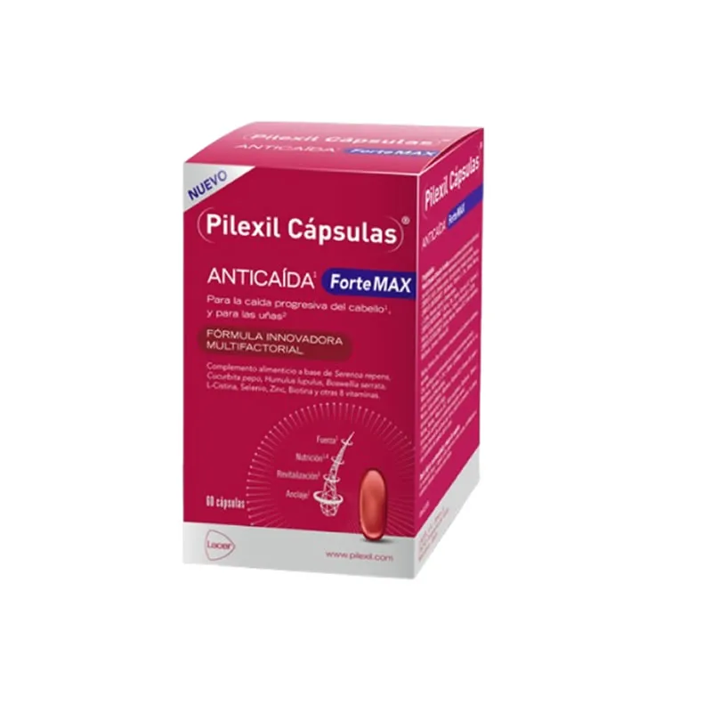 Capsule anti-caduta dei capelli Pilexil Forte Max 60 capsule