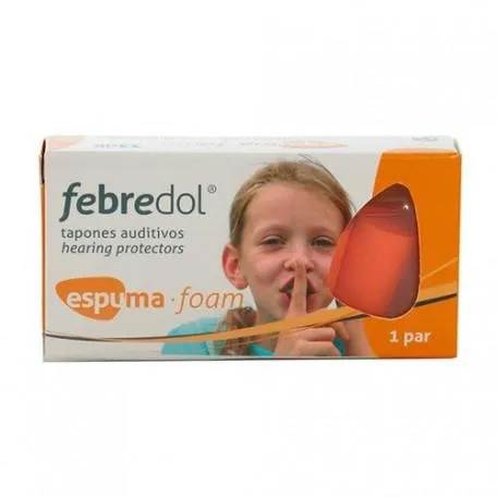 Tappi auricolari in schiuma Febredol 2 unità Febrer