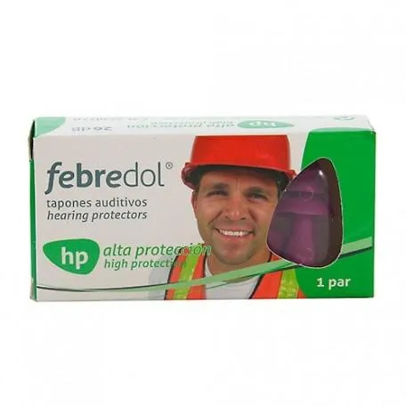 Tappi auricolari in silicone ad alta protezione Maries 2 unità Febredol