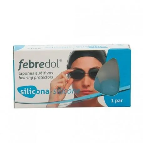 Tappi auricolari in silicone Febredol, 2 unità
