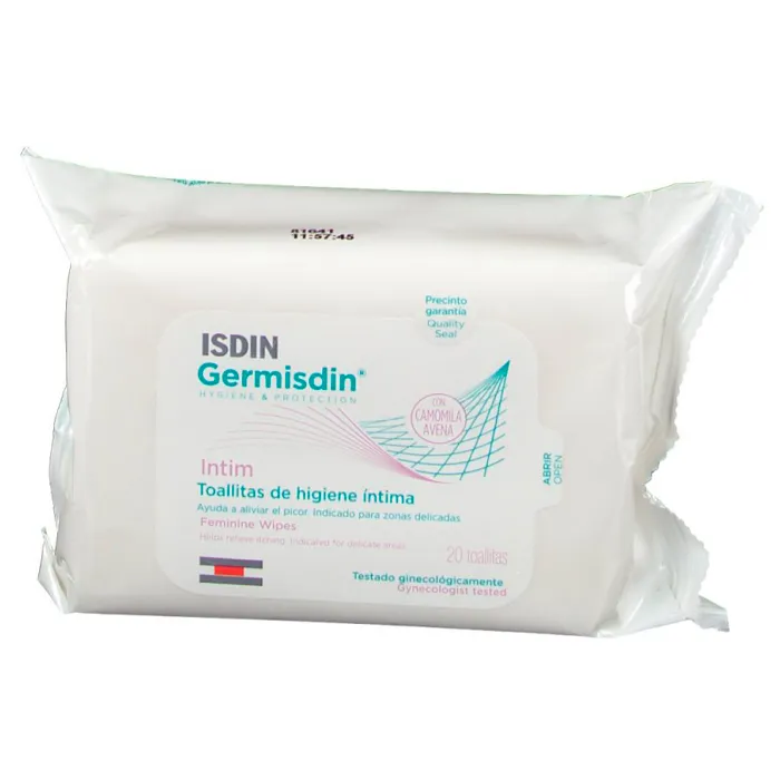 Isdin Germisdin Intimate Wipes 20 Units Isdin Germisdin Intimate Wipes 20 Units