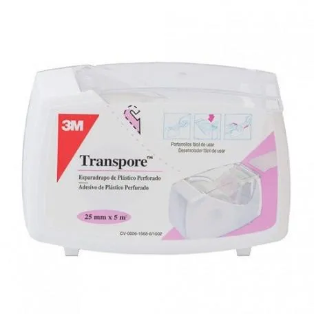 Yoox Transpore Esparadrapo Blanco 5 M X 2,5 Cm 3m