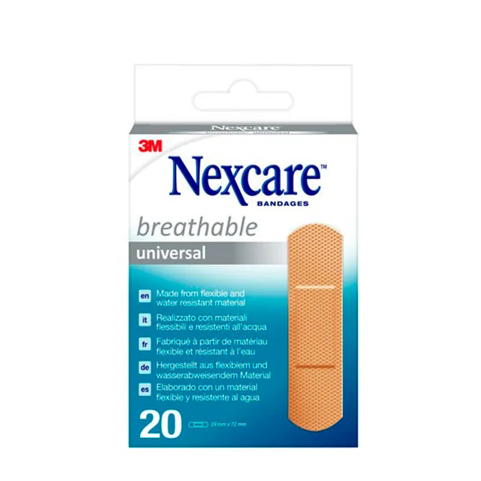 Nexcare Plastic 20 strisce 19x76mm
