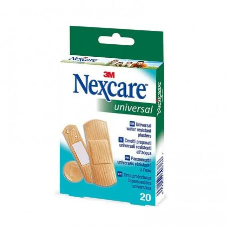 Nexcare En Delaval Ca: Assortimento di strisce adesive universali 20 pezzi