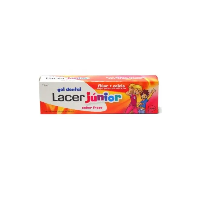 Lacer Junior Gel Dentale 75ml Fragola