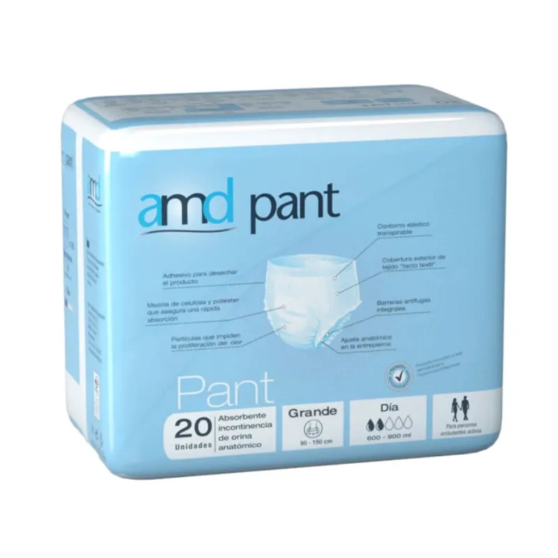 AMD Absorbent Day Pant Salvaslip Taglia Grande 40U