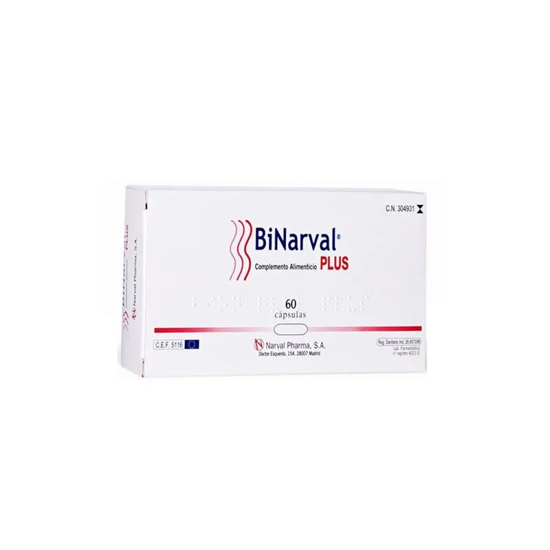 Narval Pharma Binaural Plus® 760 mg 60 capsule