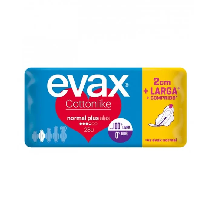 Evax Cotton Like Normal Plus Wings 28 unità