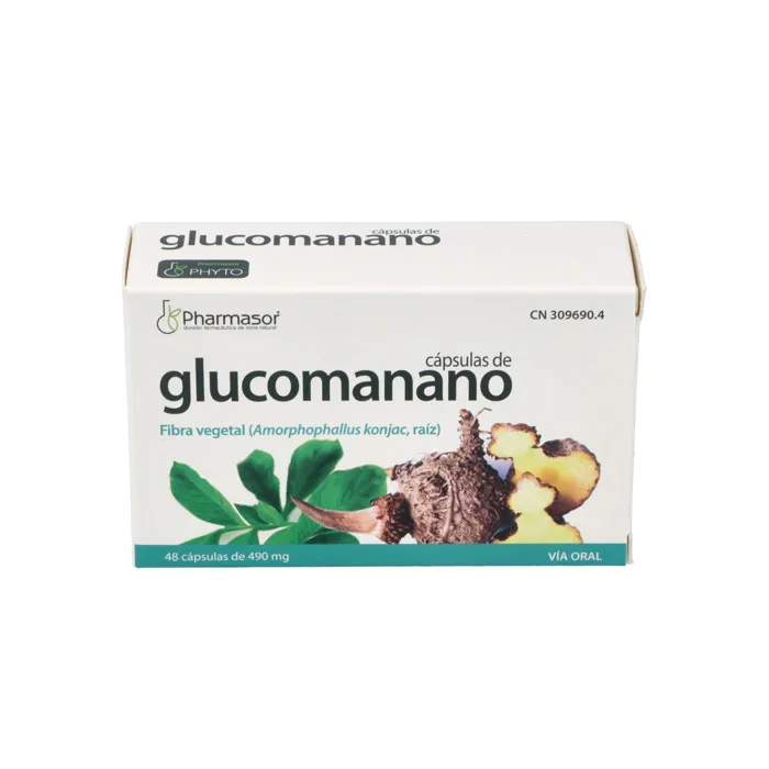 Homeos Glucomannano 490 mg 48 Capsule