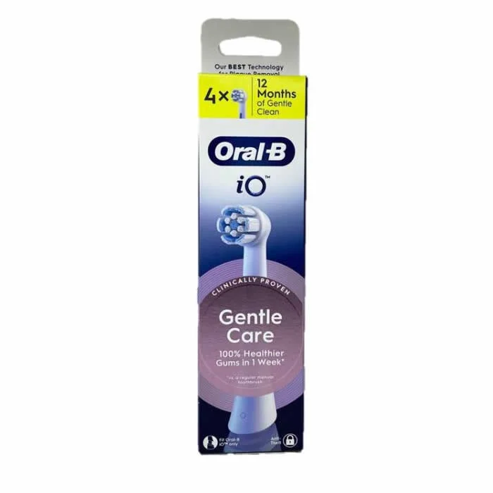 Oral-B iO Gentle Care White Replacement Heads 4 Pack Oral-B iO Gentle Care White Replacement Heads 4 Pack