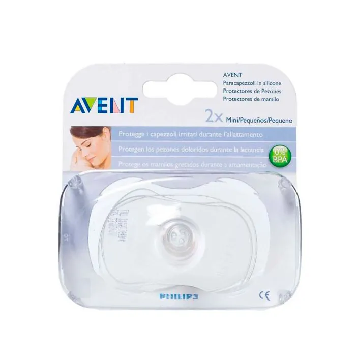 Paracapezzoli in silicone Avent 2 Mini