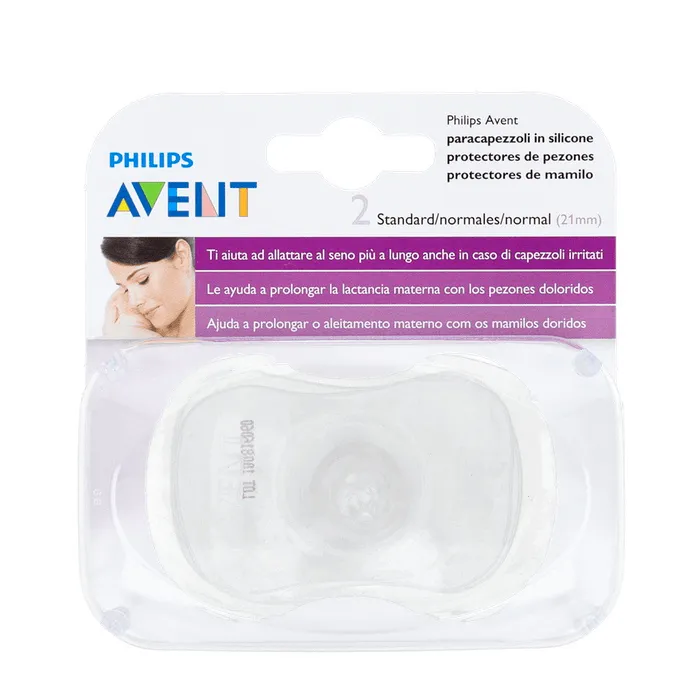 Avent 2 Salvacapezzoli in silicone standard