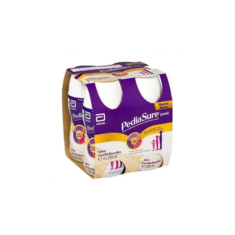 Pediasure Drink Sabor Vaniglia 4x200ml
