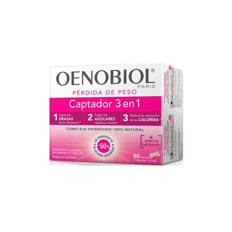 Oenobiol Weightloss 3 in 1 legante grassi 60 compresse