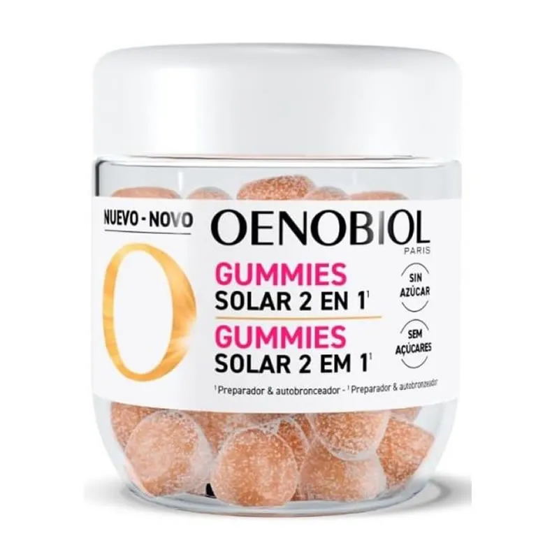 Oenobiol Solar 2in1 60 Gommose Gusto Fragola Limone
