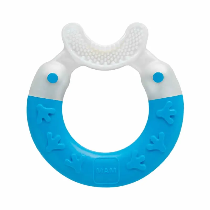 Mam Bite & Brush Teether Blu