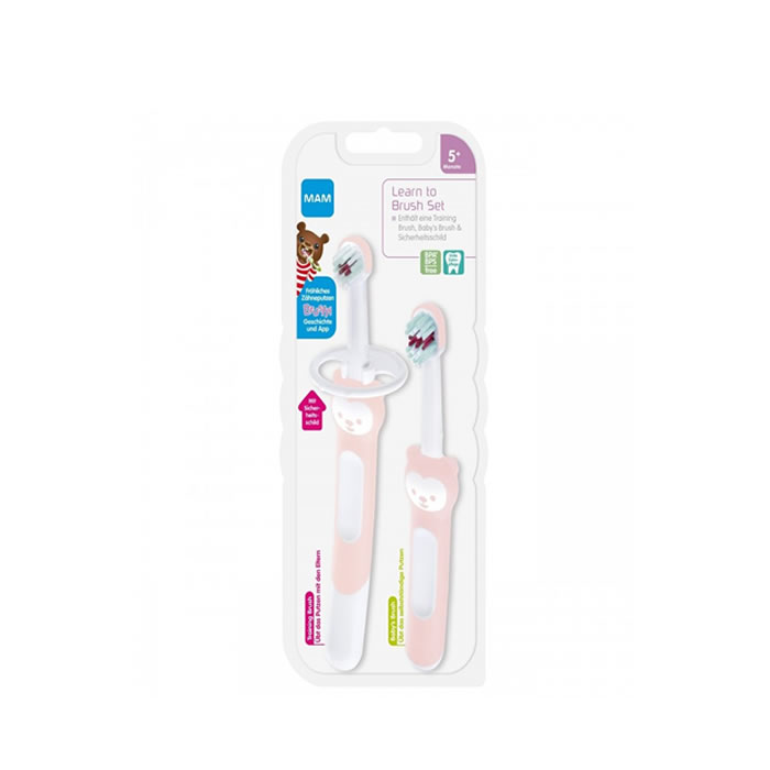 Mam Pink Learning Brush +5 Months Image 1